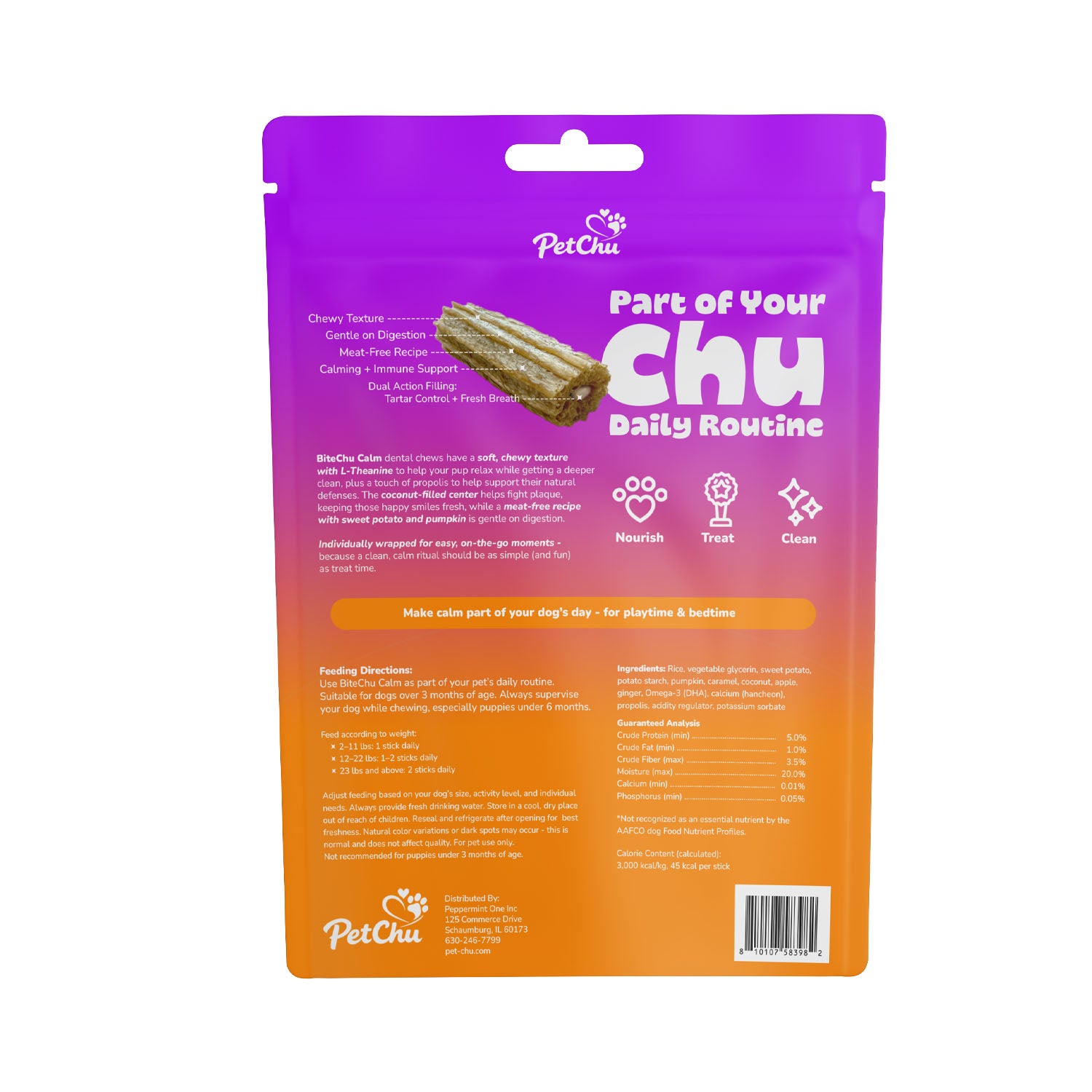BiteChu Daily Dental Chews: Calm