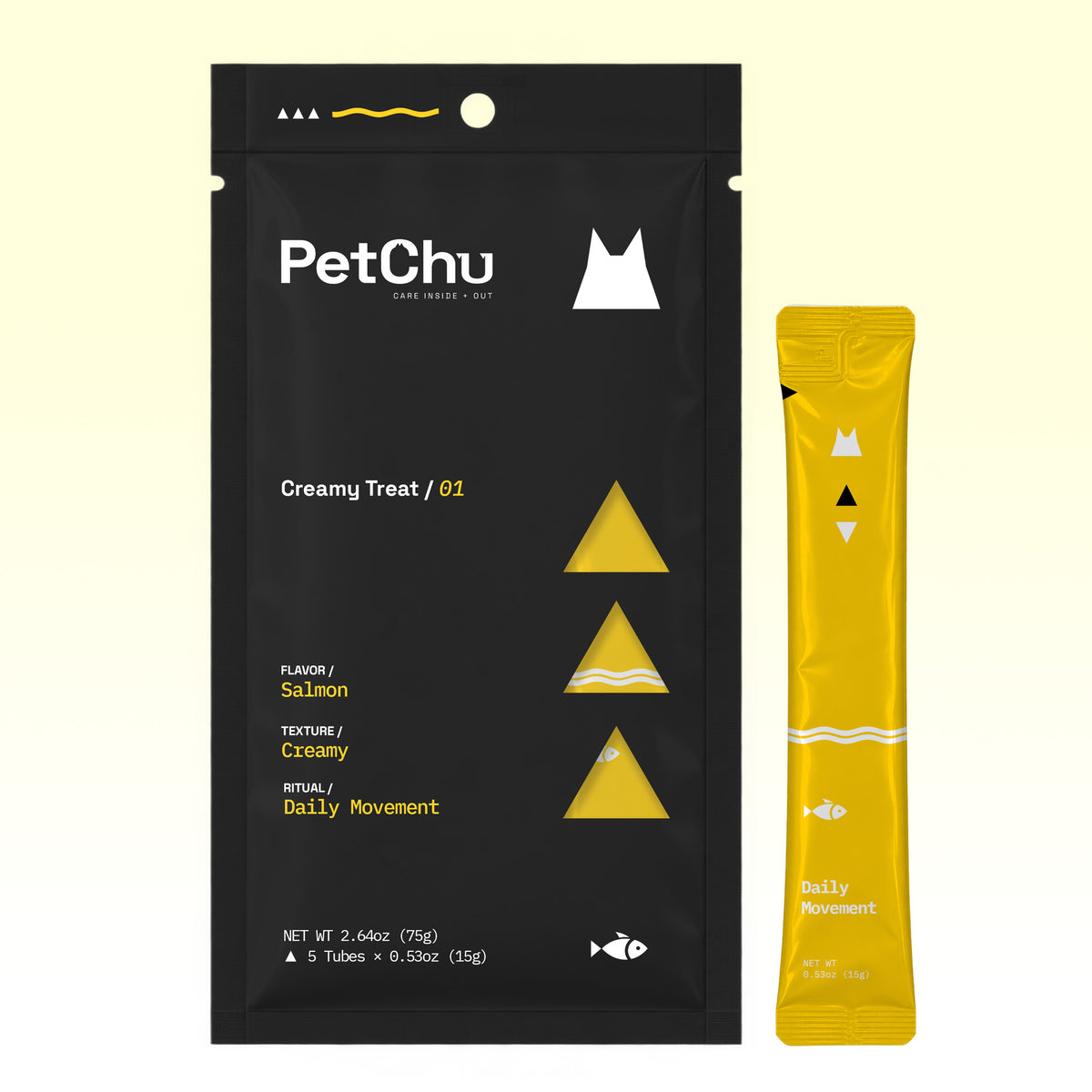 PetChu Creamy Treat / 01 - Daily Movement (Salmon)