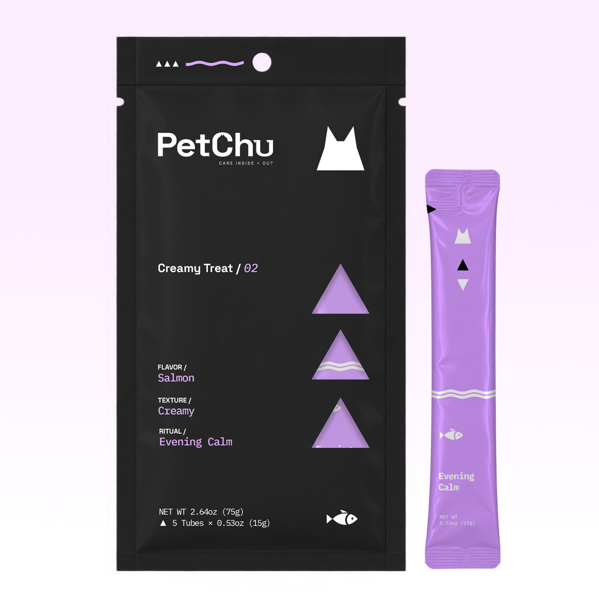 PetChu Creamy Treat / 02 - Evening Calm (Salmon)
