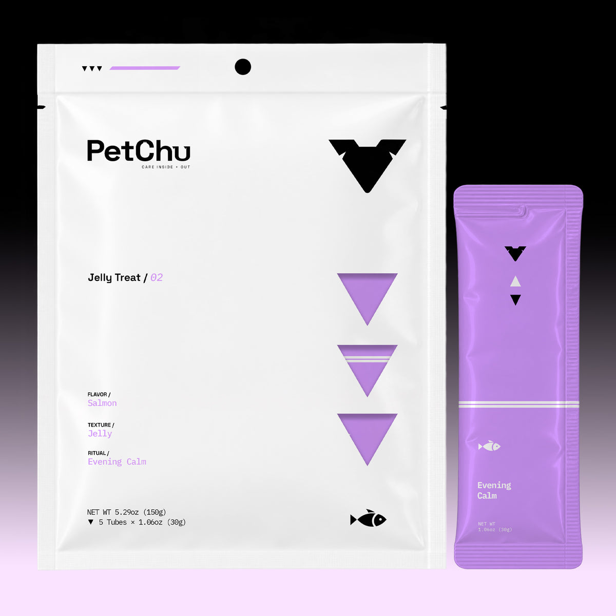 PetChu Jelly Treat / 02 - Evening Calm (Salmon)